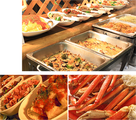 お食事付ご宿泊プラン&ディナーバイキング